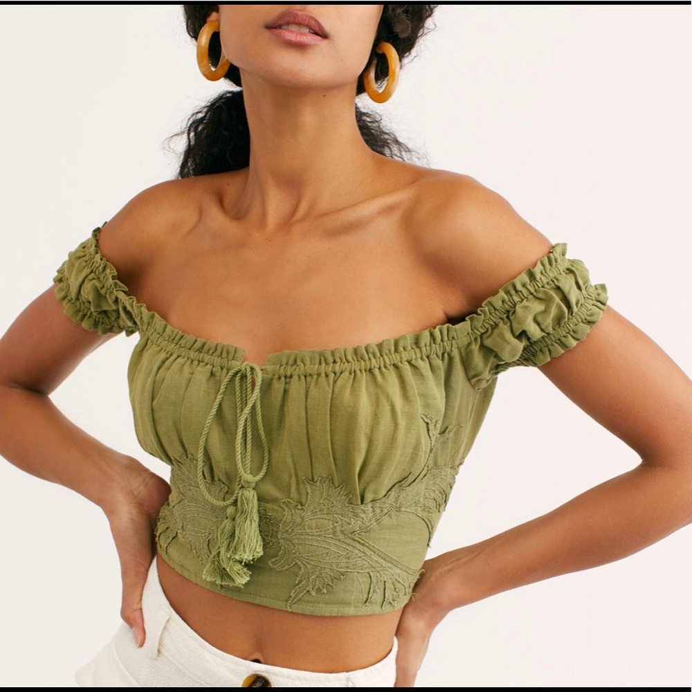 Free People bound to the music crop top